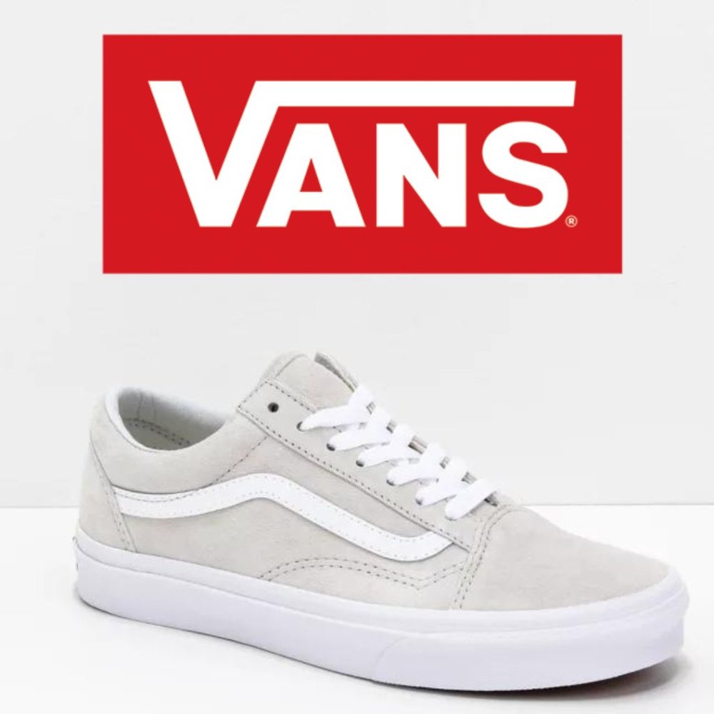 Vans Pig Suede Old Skool Sneakers - Size 7 - Picture 1 of 10